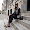 image:imageCUSHIONAIRE Britain Genuine Suede Chelsea Ankle Boots for Women  Water Resistant Suede Side Gore Panels Cushioned Insole Lug Outsole Chelsea Boots for Women Rear Pull TabTaupe