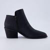 image:imageCUSHIONAIRE Rip Slip On Ankle Boots for Women with Side ZipperBlack