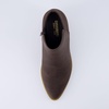image:imageCUSHIONAIRE Rip Slip On Ankle Boots for Women with Side ZipperBrown