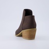 image:imageCUSHIONAIRE Rip Slip On Ankle Boots for Women with Side ZipperBrown