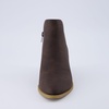 image:imageCUSHIONAIRE Rip Slip On Ankle Boots for Women with Side ZipperBrown