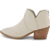 image:imageCUSHIONAIRE Rodeo Cowboy Boots for Women Pointed Toe Ankle BootieIvory