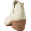 image:imageCUSHIONAIRE Rodeo Cowboy Boots for Women Pointed Toe Ankle BootieIvory