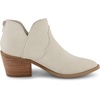 image:imageCUSHIONAIRE Rodeo Cowboy Boots for Women Pointed Toe Ankle BootieIvory