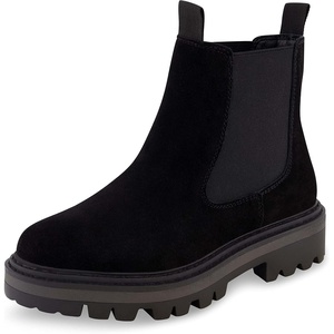 image:imageCUSHIONAIRE Womens Derby Genuine Suede Chelsea boot Memory Foam Wide Widths AvailableBlack Suede
