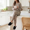 image:imageCUSHIONAIRE Creek Genuine Leather Suede Womens Slippers Casual House Shoes  Memory Foam Footbed Soft Faux Fur Lining Genuine Suede Leather Upper Indoor Outdoor Sole Classic Moccasin DesignBlack