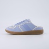 image:imageCUSHIONAIRE Bria Kids Backless Lace up Fashion Sneakers Shoes for GirlsBlue