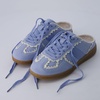 image:imageCUSHIONAIRE Bria Kids Backless Lace up Fashion Sneakers Shoes for GirlsBlue