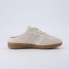 image:imageCUSHIONAIRE Bria Kids Backless Lace up Fashion Sneakers Shoes for GirlsIvory