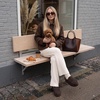 image:imageCUSHIONAIRE Casey Genuine Suede Moccasin Slippers for Women Cozy House Shoes with Moc Toe and Penny Loafer StrapChocolate