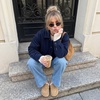 image:imageCUSHIONAIRE Casey Genuine Suede Moccasin Slippers for Women Cozy House Shoes with Moc Toe and Penny Loafer StrapSand