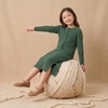 image:imageCUSHIONAIRE Darla Kids Mesh Mary Jane Ballet Flats Girls Shoes with BuckleBrown