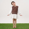 image:imageCUSHIONAIRE Darla Kids Mesh Mary Jane Ballet Flats Girls Shoes with BuckleBrown