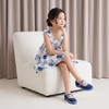 image:imageCUSHIONAIRE Missy Kids Mary Jane Flats School Shoes for Girls with Adjustable BuckleBlueBlue