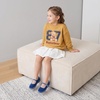 image:imageCUSHIONAIRE Missy Kids Mary Jane Flats School Shoes for Girls with Adjustable BuckleBlueBlue