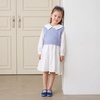 image:imageCUSHIONAIRE Missy Kids Mary Jane Flats School Shoes for Girls with Adjustable BuckleBlueBlue