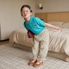 image:imageCUSHIONAIRE Missy Kids Mary Jane Flats School Shoes for Girls with Adjustable BuckleBrownPink