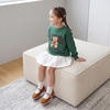 image:imageCUSHIONAIRE Missy Kids Mary Jane Flats School Shoes for Girls with Adjustable BuckleBrownPink