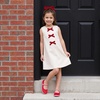 image:imageCUSHIONAIRE Missy Kids Mary Jane Flats School Shoes for Girls with Adjustable BuckleRedPink