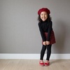 image:imageCUSHIONAIRE Missy Kids Mary Jane Flats School Shoes for Girls with Adjustable BuckleRedPink