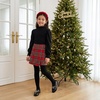 image:imageCUSHIONAIRE Rye Kids Dress Shoes Penny Loafers for Kids with Charm ChainBlack Patent