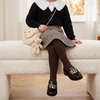image:imageCUSHIONAIRE Rye Kids Dress Shoes Penny Loafers for Kids with Charm ChainBlack Patent