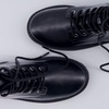 image:imageCUSHIONAIRE Ryker Vegan Leather Combat Boots for Women with Side ZipperBlack