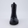 image:imageCUSHIONAIRE Ryker Vegan Leather Combat Boots for Women with Side ZipperBlack