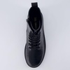 image:imageCUSHIONAIRE Ryker Vegan Leather Combat Boots for Women with Side ZipperBlack