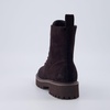 image:imageCUSHIONAIRE Ryker Vegan Leather Combat Boots for Women with Side ZipperCoffee