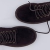 image:imageCUSHIONAIRE Ryker Vegan Leather Combat Boots for Women with Side ZipperCoffee