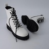image:imageCUSHIONAIRE Ryker Vegan Leather Combat Boots for Women with Side ZipperWhite