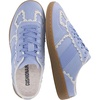 image:imageCUSHIONAIRE Bria Kids Backless Lace up Fashion Sneakers Shoes for GirlsBlue