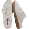 image:imageCUSHIONAIRE Bria Kids Backless Lace up Fashion Sneakers Shoes for GirlsIvory