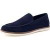 image:imageCUSHIONAIRE Caden Genuine Suede Penny Loafers for MenBlue