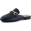 image:imageCUSHIONAIRE Yoga Kids Backless Penny Loafers Dress Shoes for Boys and GirlsBlack