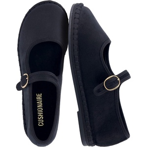 image:imageCUSHIONAIRE Missy Kids Mary Jane Flats School Shoes for Girls with Adjustable BuckleBlack