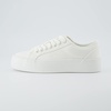 image:imageCUSHIONAIRE Womens Tag Low top Canvas Sneaker Memory FoamWhite Canvas