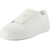 image:imageCUSHIONAIRE Womens Tag Low top Canvas Sneaker Memory FoamWhite Canvas
