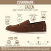 image:imageCUSHIONAIRE Caden Genuine Suede Penny Loafers for MenBrown