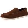 image:imageCUSHIONAIRE Caden Genuine Suede Penny Loafers for MenBrown