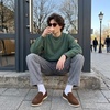 image:imageCUSHIONAIRE Caden Genuine Suede Penny Loafers for MenBrown