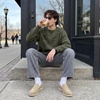 image:imageCUSHIONAIRE Caden Genuine Suede Penny Loafers for MenTan