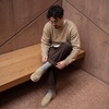 image:imageCUSHIONAIRE Caden Genuine Suede Penny Loafers for MenTan