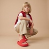 image:imageCUSHIONAIRE FeatherK Cloud Slides EVA Waterproof Pool Sandals for KidsRed