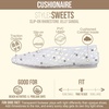 image:imageCUSHIONAIRE Sweets Ballet Jelly Flats for Women with Crystal DetailsClear