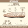 image:imageCUSHIONAIRE Sweets Ballet Jelly Flats for Women with Crystal DetailsMocha