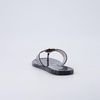 image:imageCUSHIONAIRE Telma Jelly Flip Flops for Women with Square ToeSmoke