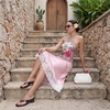 image:imageCUSHIONAIRE Toots Thong Strap Jelly Sandals for Women with Low Block HeelSmoke