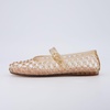 image:imageCUSHIONAIRE Twist Mary Jane Jelly Flats for Women with Adjustable BuckleMocha